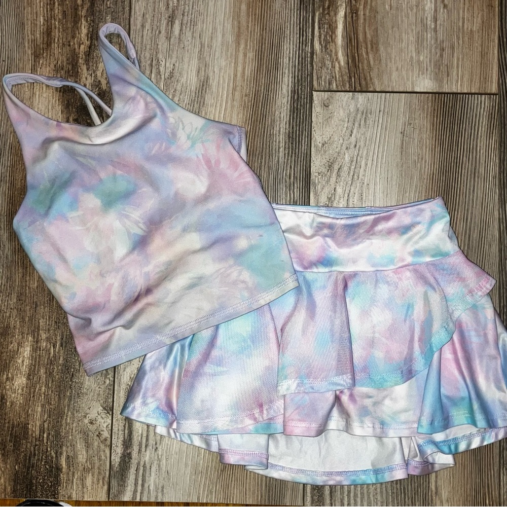 All in Motion Pink and Blue Matching Set Athletic Style